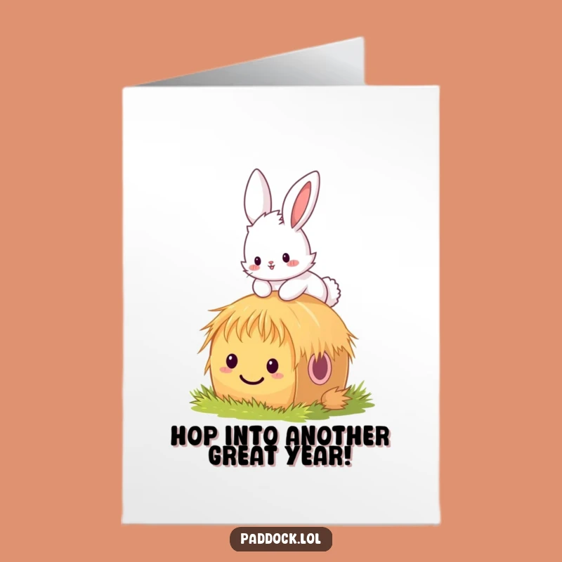 Bunny Birthday Card Free Printable: Cute Animal DIY Downloadable Gift for Joy